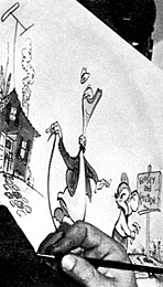 Goosey Goose and Freddy Fieldmouse from 'Artists and Models'